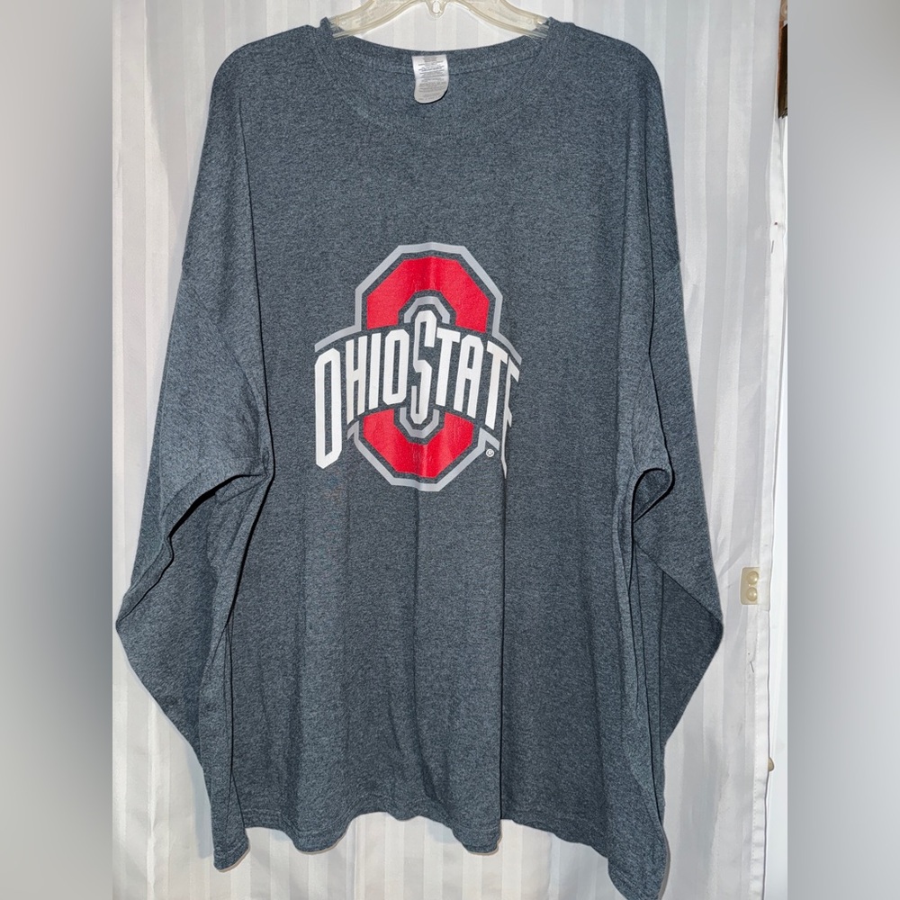 Ohio State Gray Long Sleeve Shirt Size 3XL
